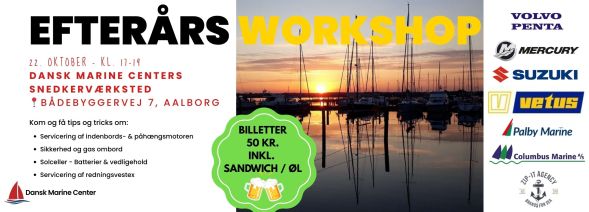 Tilmelding til workshop hos Dansk Marine Center 22/10/2025